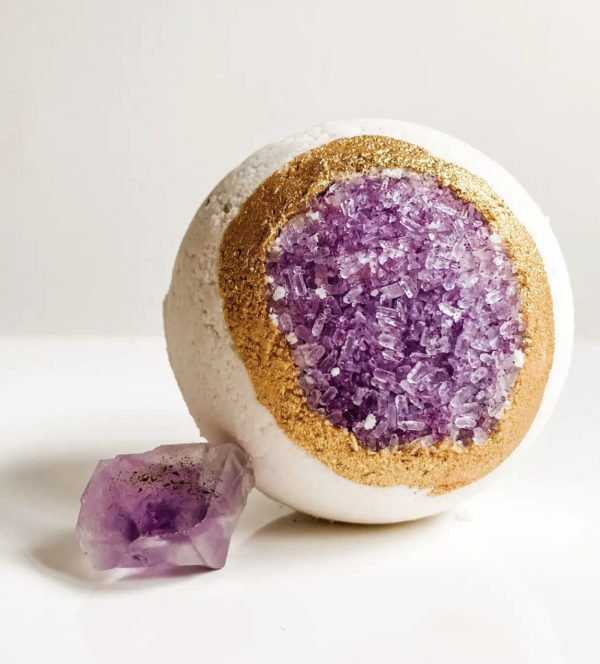 Crystal Geode Bath Bombs- set of 3 - Image 2