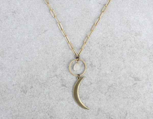 Moonbather Medallion Necklace